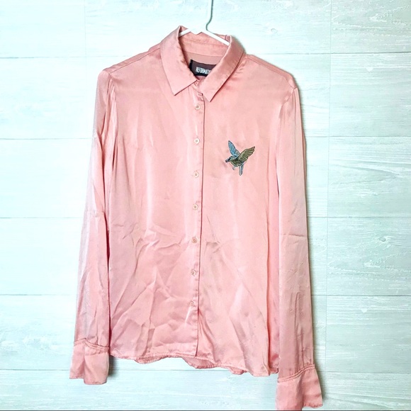 Reformation Parry Top with Hummingbird Embroidery - Picture 4 of 10